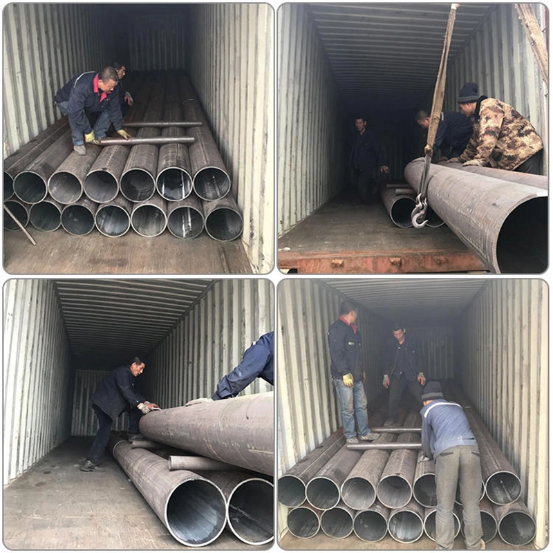 High Quality ASTM A106 A53 Sch40 Q235A Q235B Q345 8mm 10mm API EMT Mild Fluid Water Gas Round Hot Rolled Carbon Steel Pipe Tube