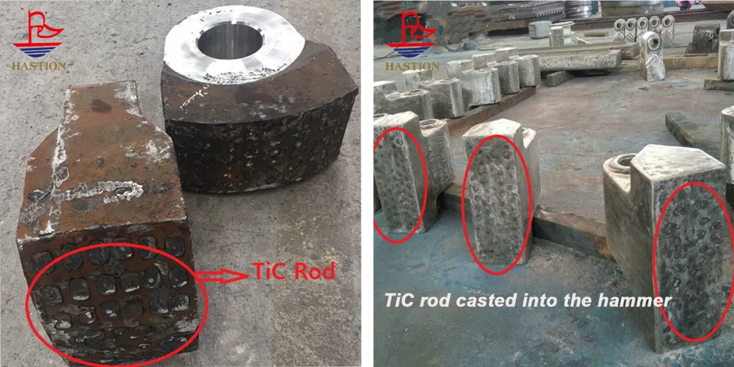 Titanium Carbide Round Bar Titanium Carbide Rod for Crusher Hammer Head