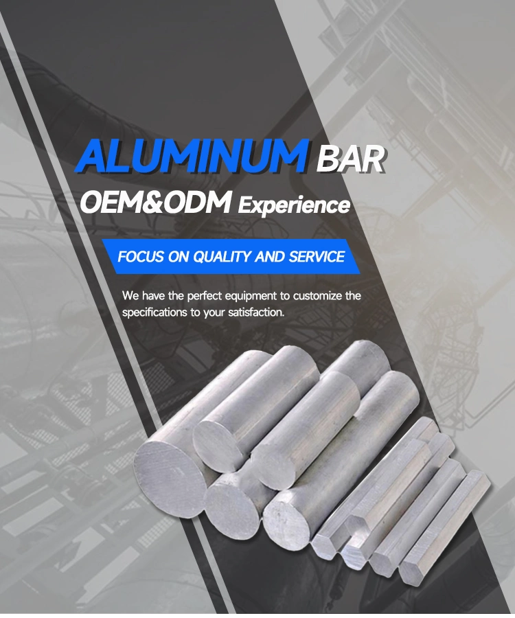6060 6061 6063 High Quality Solid High Strength Aluminium Round Bar