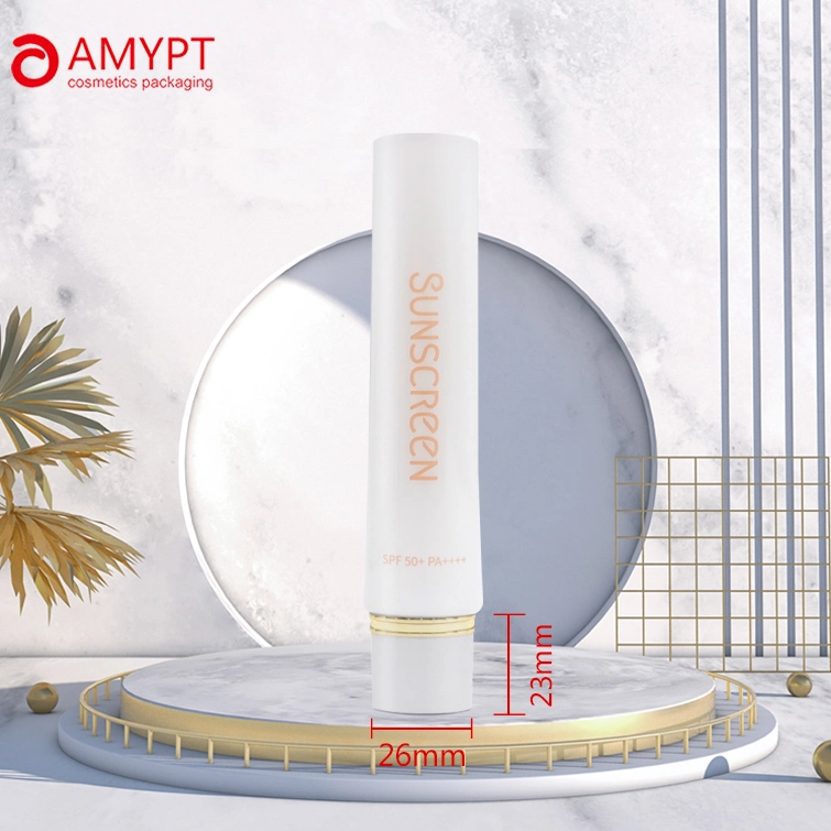30g Sun Cream Cosmetic Plastic Oval Tube