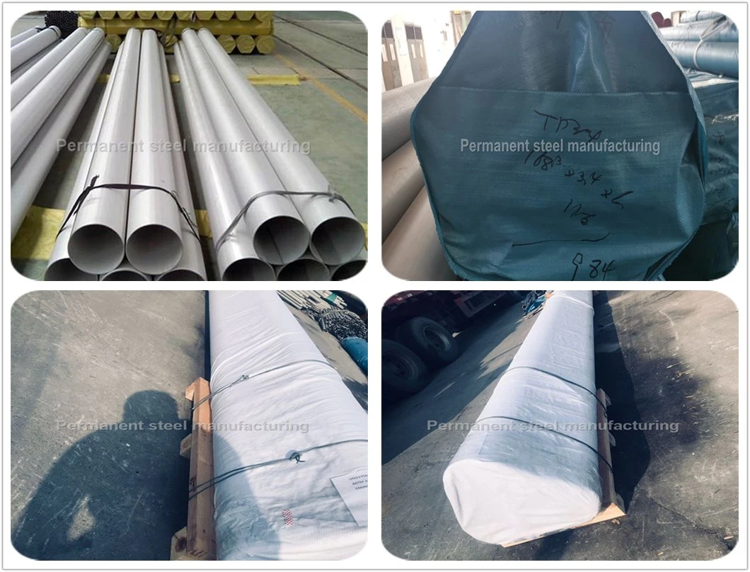 ASTM A312 Ss Tp 201 304 316 Sch40 Sch80 Decorative Ponlished Seamless Stainless Steel Pipe Tube Round Bolier Alloy
