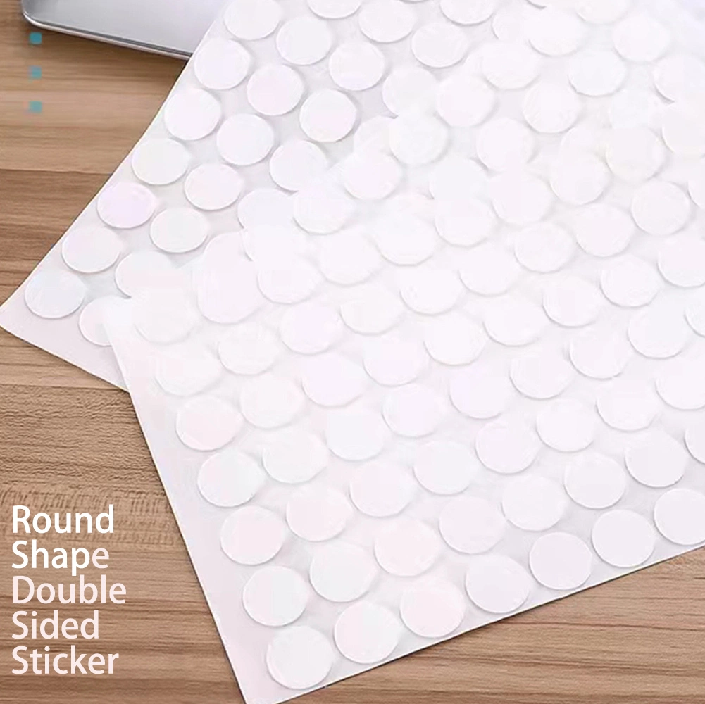 Two Side Adhesive Washable Reusable Round Shape Strong Acrylic Sheet
