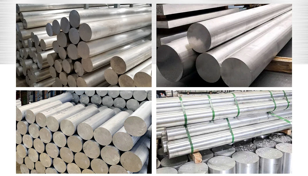 Customized Diameter and Length ASTM 1050 3003 4032 6061 6063 7075 Aluminum Round Bar