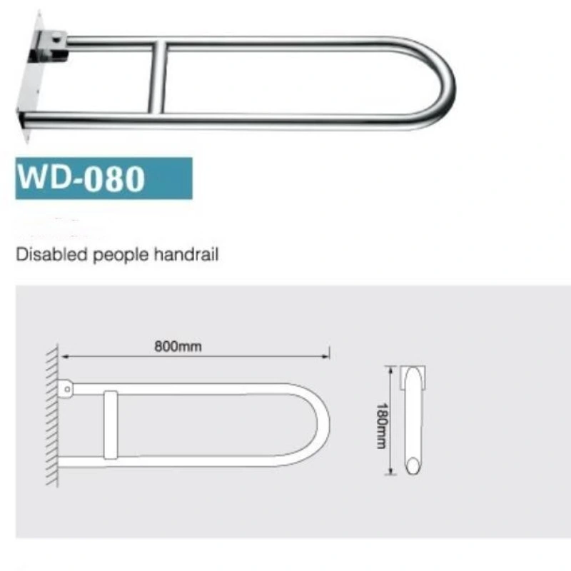 Stainless Steel 304 Bathroom Handle Toilet Grab Bar