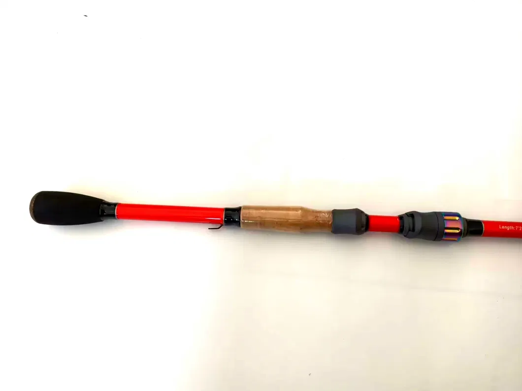 Customized 7&prime;3&quot;Medium Light Fast Action Line Weith 4-12lb 1 Piece Bass Fishing Rod