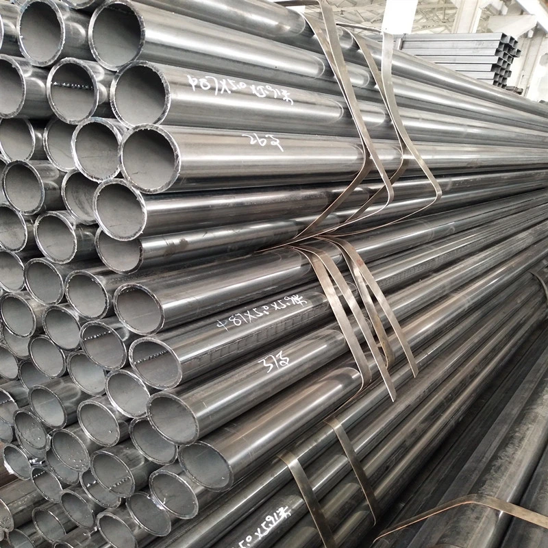 China Supply Welded Mild Black ERW Pipe Carbon Steel Seamless Round Tube