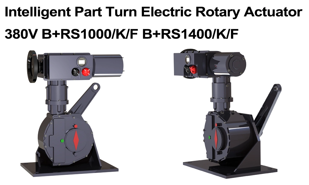 Quarter Turn Actuator Type B+RS1000f 105hgf 10000nm 1 Kw B+RS1400f