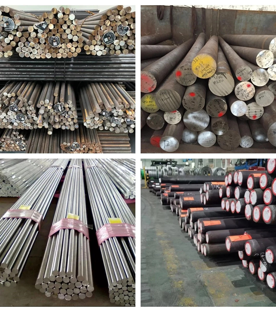 Factory Direct Sales 300series 304 8mm 6mm Hot Rolled Stainless Steel Round Bar/Rod Price