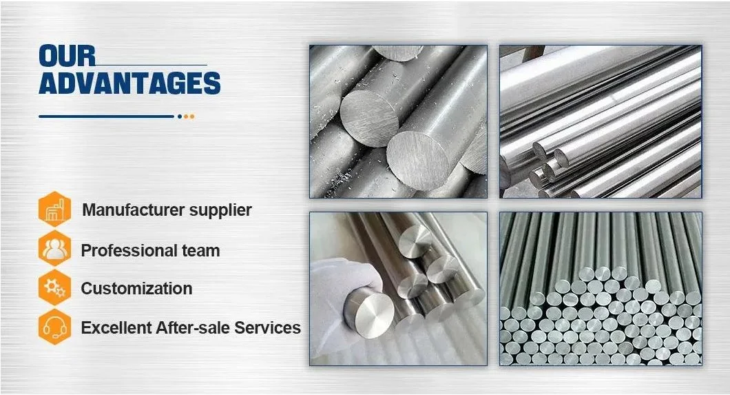 Manufacturer in Stock SUS ASME 201 303 303cu 304 304L 304f 316 316L 310S 321 2205 Cold Hot Rolled Stainless Rod Steel Round Flat Square Angle Hexagonal Rod Bar