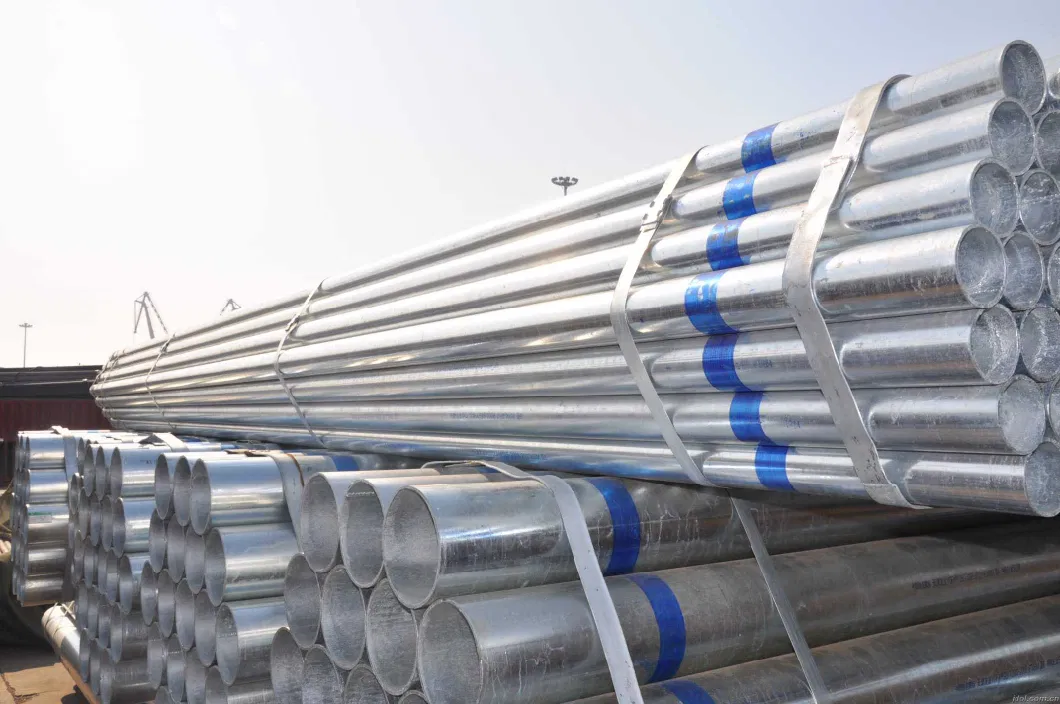 DIP ASTM Galvanized Round Steel Pipes Gi Pipe Tube