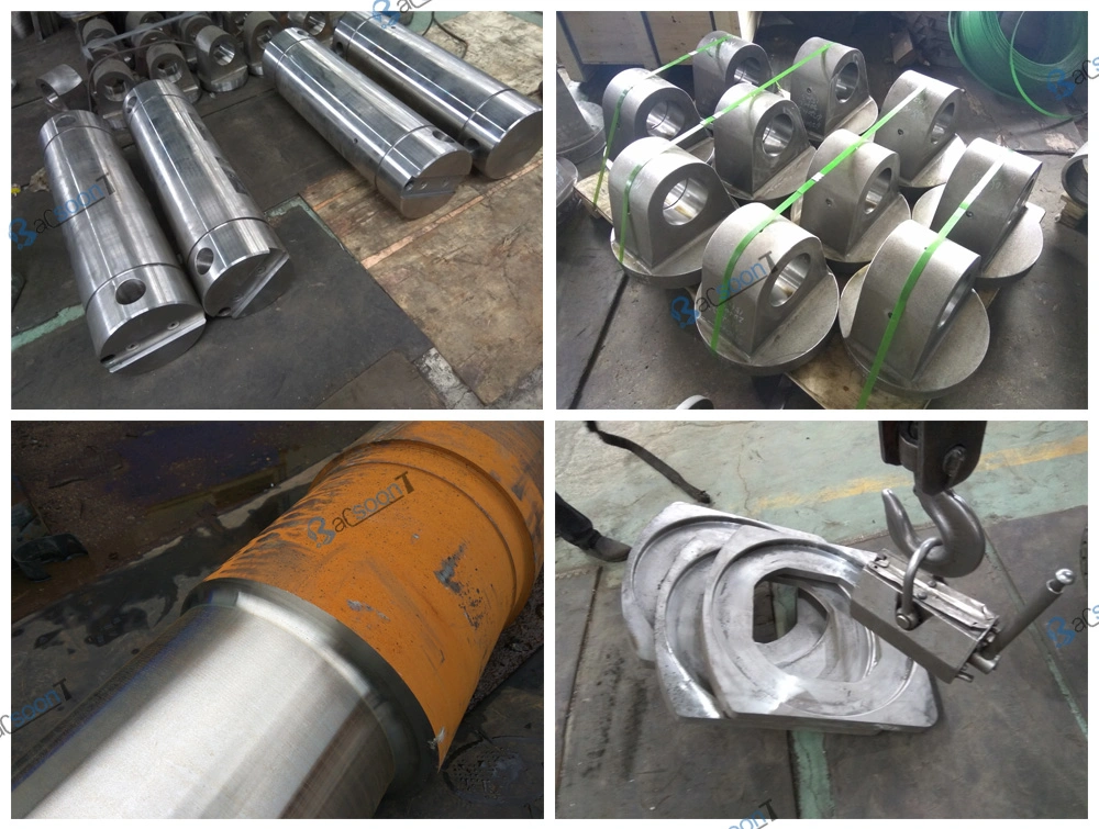 Steel Alloy Forging Cylinder Head for Oil Industry with Induction Harden and Machining