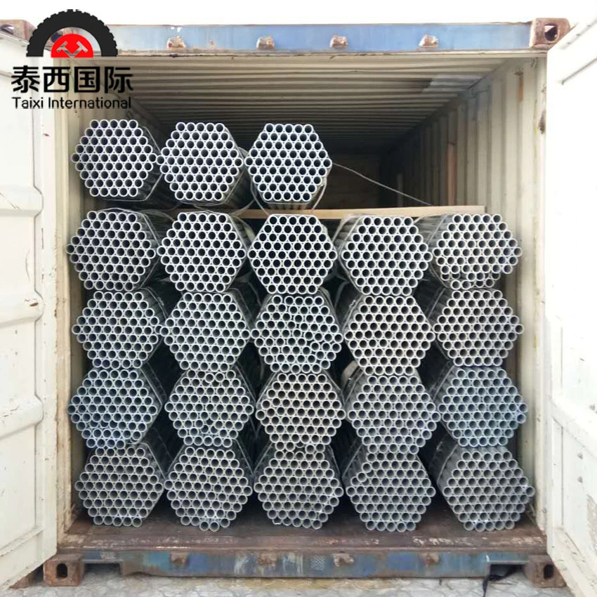 ERW Carton Steel Black Pipe Gi Pipe Hot Dipped Galvanized Steel Tube