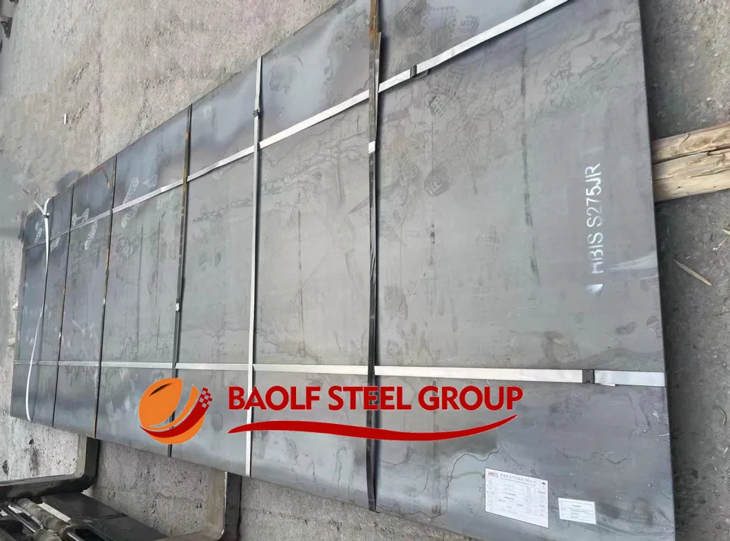 ASTM SA283 1250X2500 mm Black Steel Plate / Mild Steel Plate