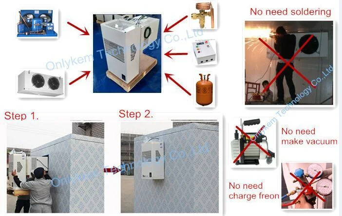 Freezer Cold Room Walk in Cooler Cold Storage Room for Seafood