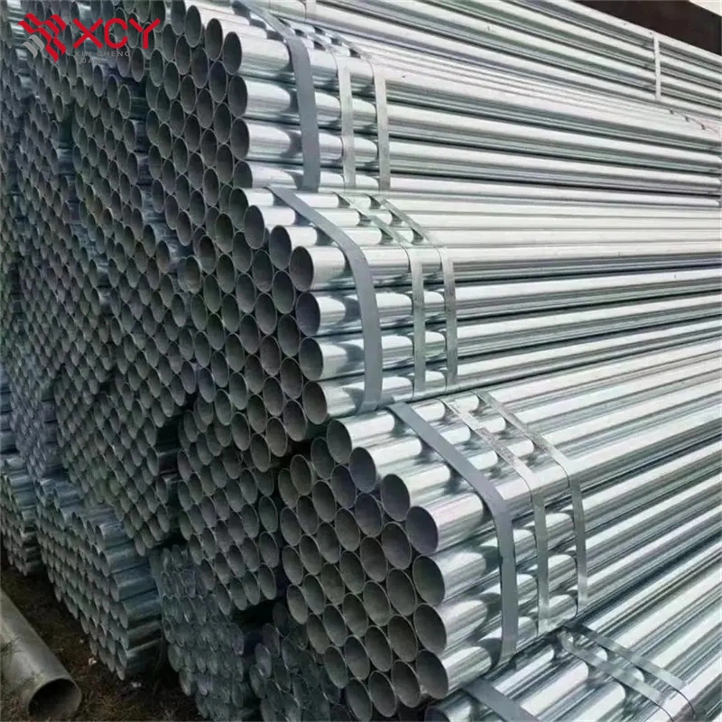 Price of 18 Gauge 1 Inch 1.5 Inch 2&quot; 2.5 Inch 4 Inch Round Pre-Galvanized Steel Pipe /Iron Pipe Galvanized Steel Pipe Tube
