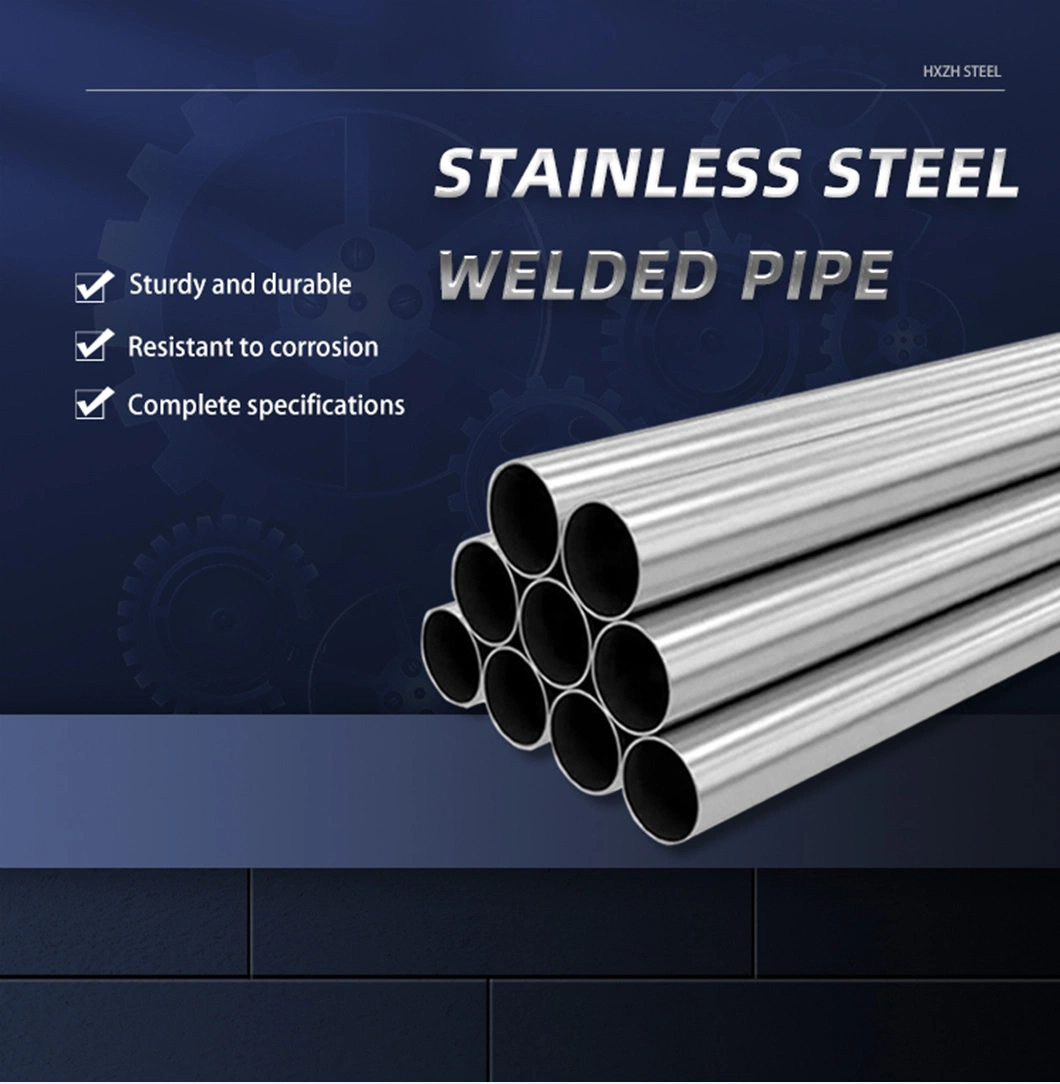 304L 304 316 Inox Round Tubes Stainless Steel Welded Pipe
