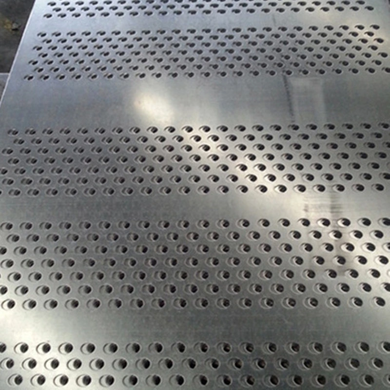 Custom Design 304 304L 316 316L Stainless Steel Round/Rectangle Hole Perforated Plate