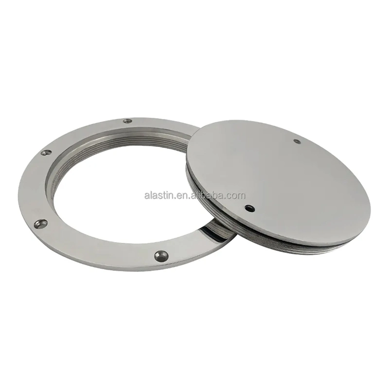 Boat Accessories Boat Hatch Stainless Steel Round Non Slip Inspection Hatch Detachable Cover Deck Plate for Marine Boat Yacht