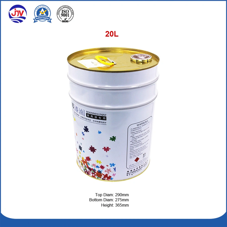 Round Metal Drums Paint Tin Barrel 20L with Galvanized Cap