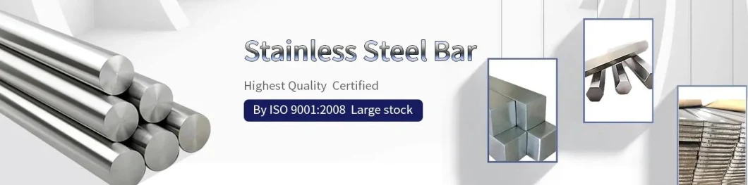 JIS AISI Ronsco Factory Manufacturer 202 210 301 303 304 304L 309S 310S 316 316L 409 410 430 2205 Stainless Steel Round Square Flat Bar for Construction