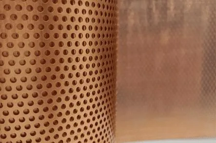 Decorative Micron Punched Hole Metal Mesh 1.2 3mm Aluminum / Stainless Steel 304 316 Round Hole Perforated Sheet Metal