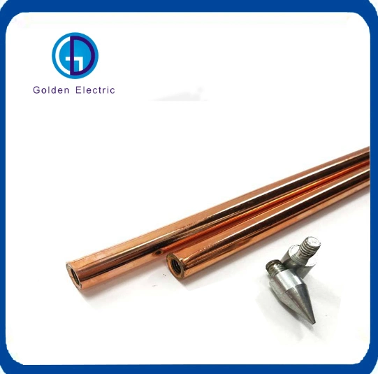 Copper Internal Threaded Grounding Rods Earthing Rod