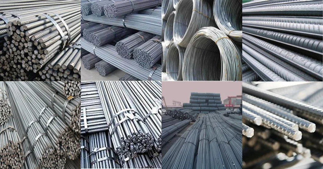 Hot Rolled Reinforced Steel Rebars Deformed Steel Bar Hrb355 HRB400 HRB500 Hrb600 B400awr B400bwr Construction 6mm 9mm 12mm Building Material Round Bar Rebar