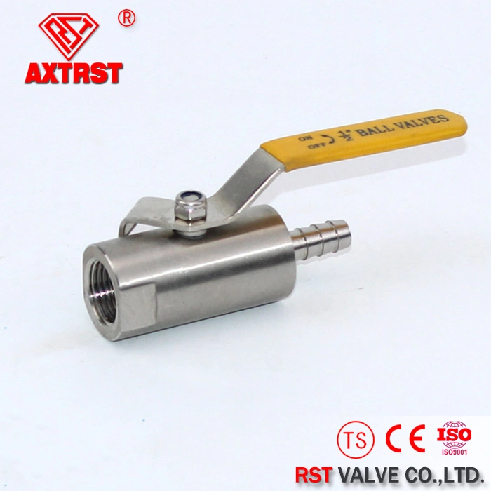 1PC Ss 800wog Round Type Female Forged Gas Threaded Ball Valve