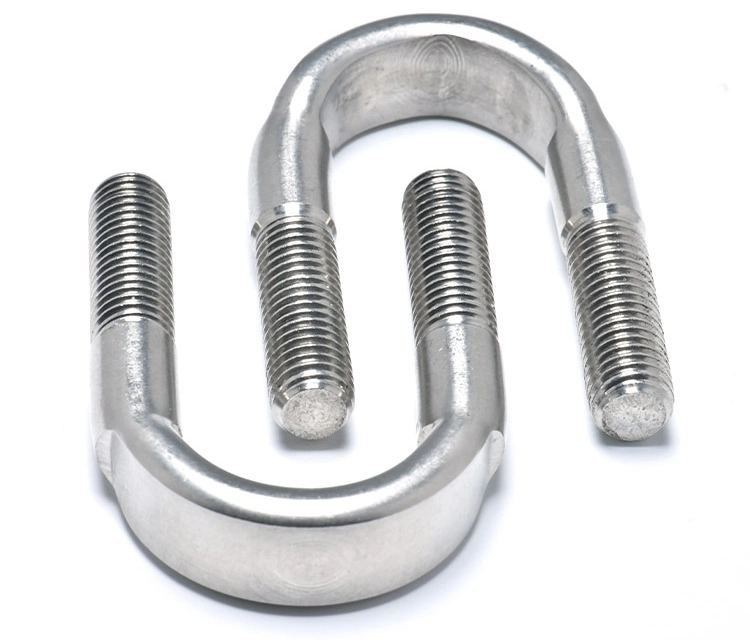 , Stainless Steel Flat Round Bending U-Bolt Pipe Clamp