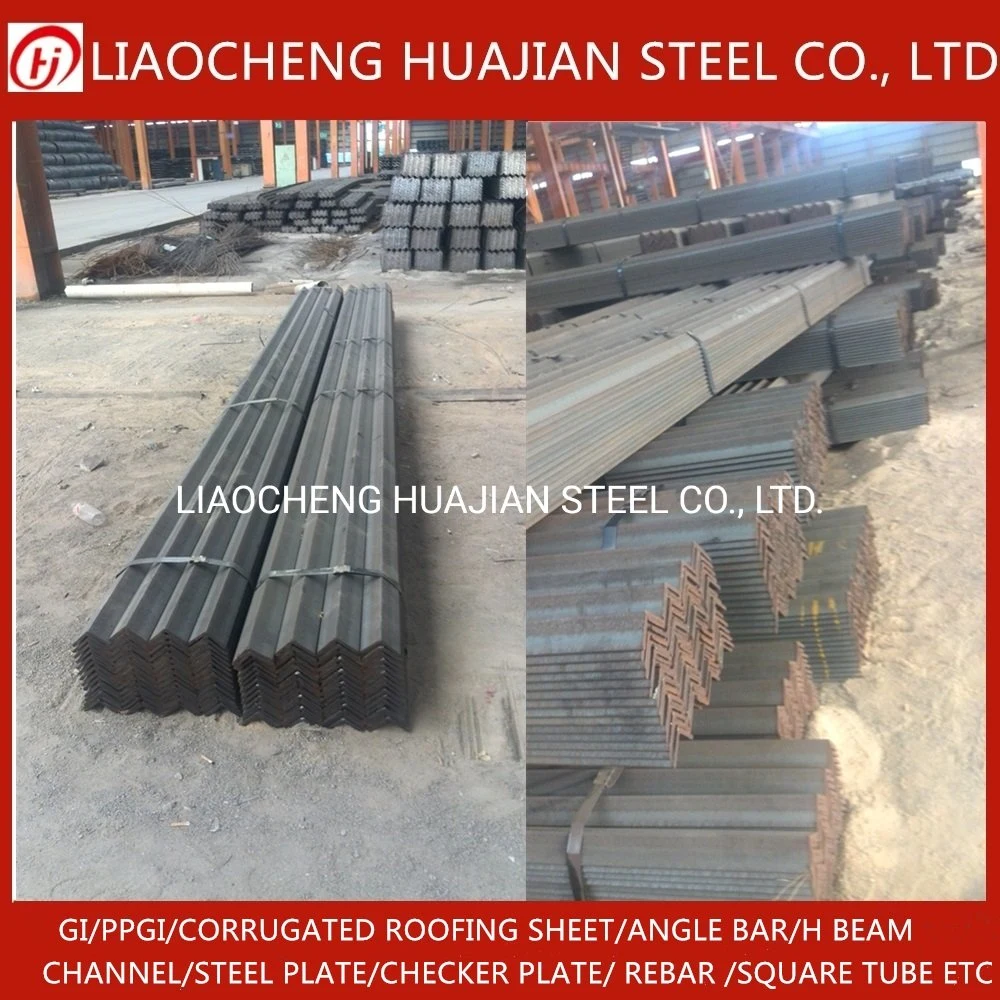 Iron Steel Angle Bar Hot Rolled Carbon Mild Steel L Angle for Building