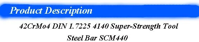 42CrMo4 DIN 1.7225 4140 Super-Strength Tool Steel Bar Scm440