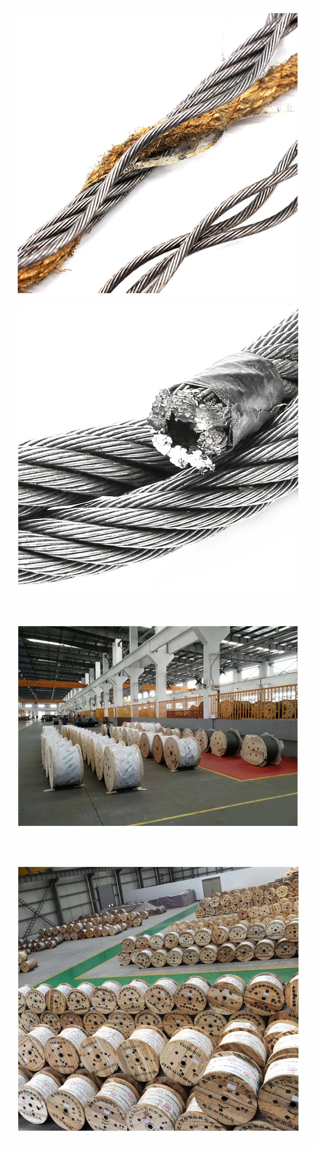 Wuxi Universal Elevator Steel Wire Rope 6/8/10/11/12/13/16mm