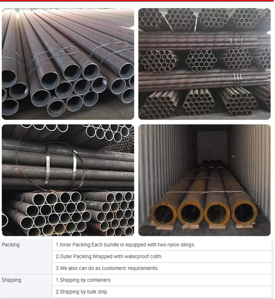 ERW Mild Steel / Hot Rolled Black Welded Round Shape Steel Pipe/Tube