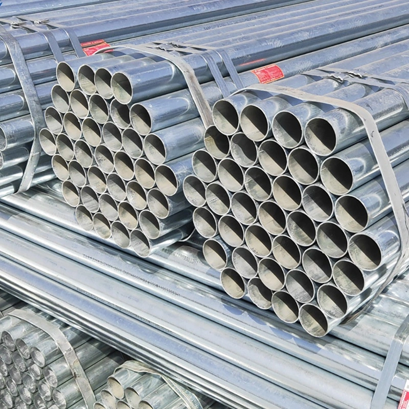 ASTM A500/A501 Gi Hot DIP Galvanized Steel Pipe EMT Welded Steel Round Pipes