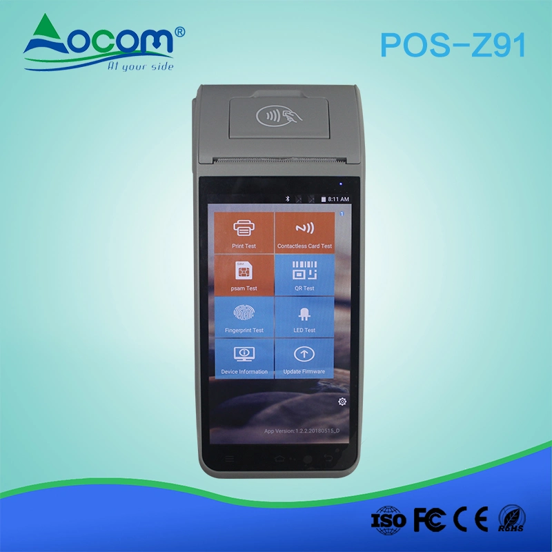 Z91 Android 6.0 Handheld POS Terminal All in One System with Fingerprint