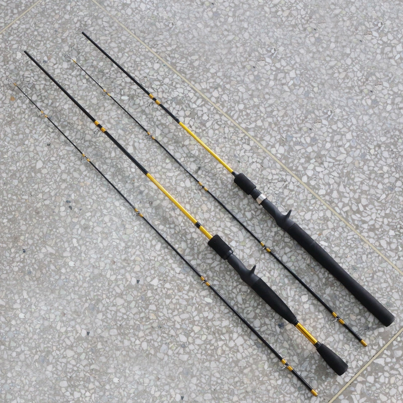 UL PRO Fishing Rod 2 Piece Carbon Spinning Rods Trout Rods Fishing 2.1m