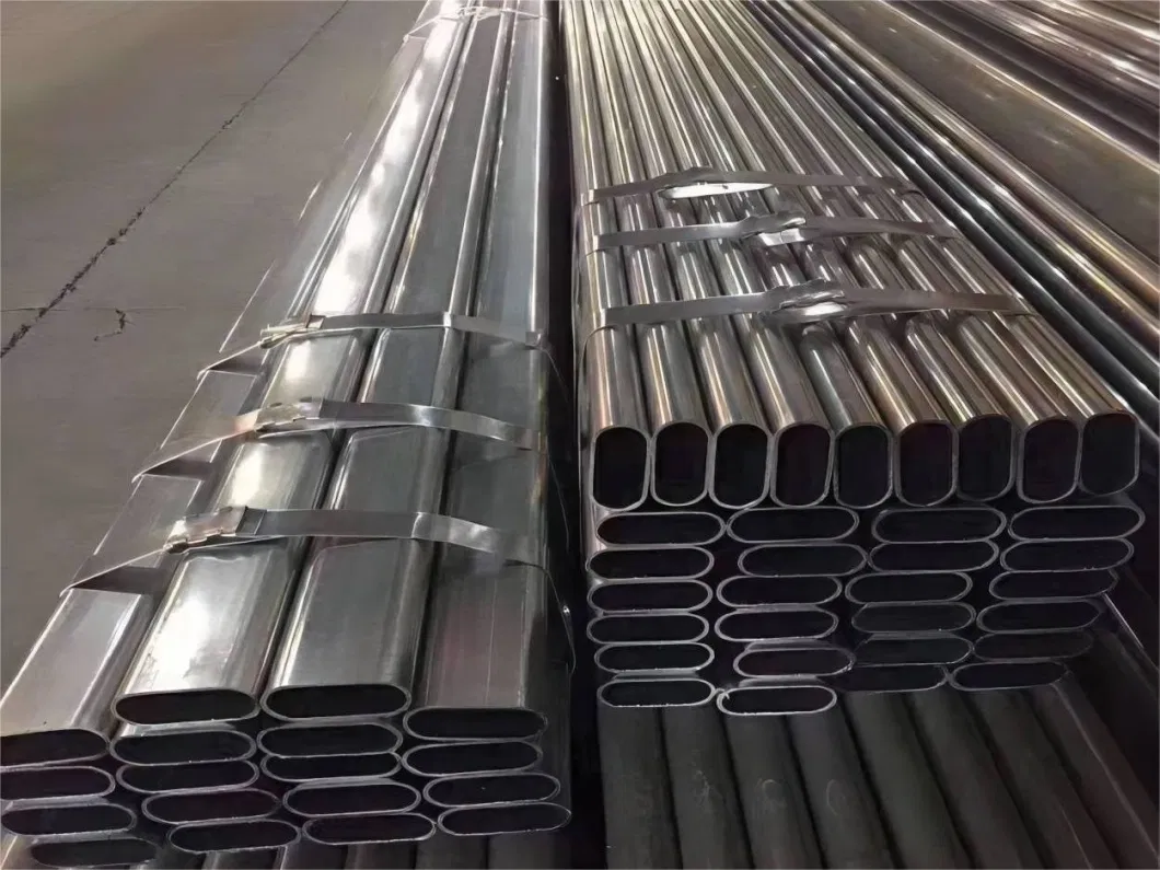 304 Stainless Steel Oval Slotted Tube for Mechanical Engineering Triangle Shaped Pipes Stainless Steel Tube