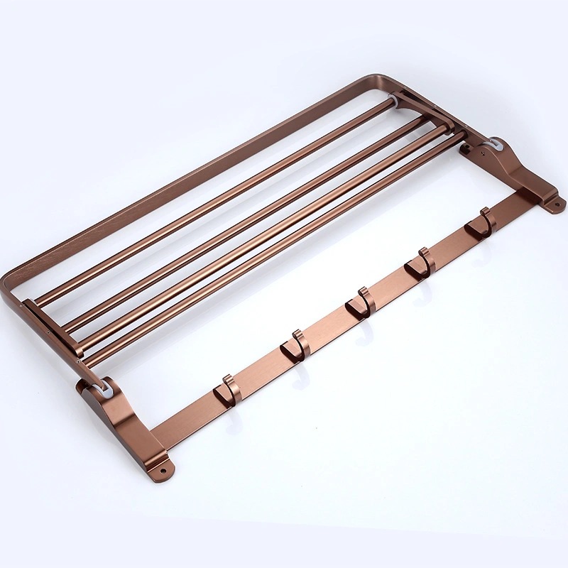 Wall Mounted Square Bathroom Towel Rack Stainless Steel Towel Bars