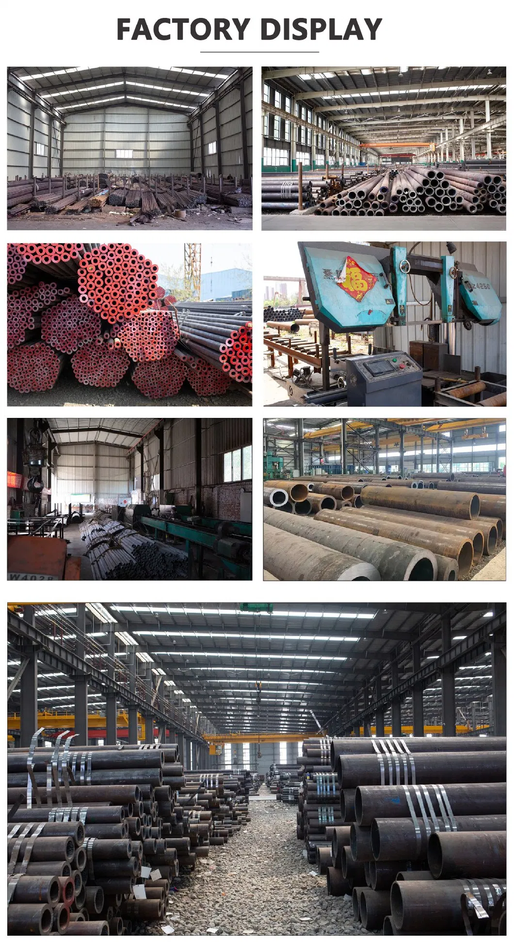 Seamless Carbon Steel Round Tube Ss330 SPHC Steel Seamless Round Pipe