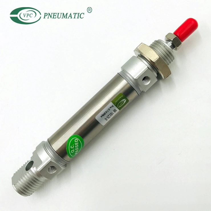 Mi ISO6432 Stainless Steel Single (Double) Acting Mini Round Air Pneumatic Cylinder