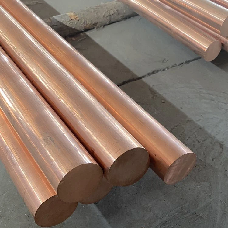 Sale Dia 6mm 8mm 10mm Copper Round Rod Bar ASTM C10200 C11000 Pure Copper Round Rod Bar