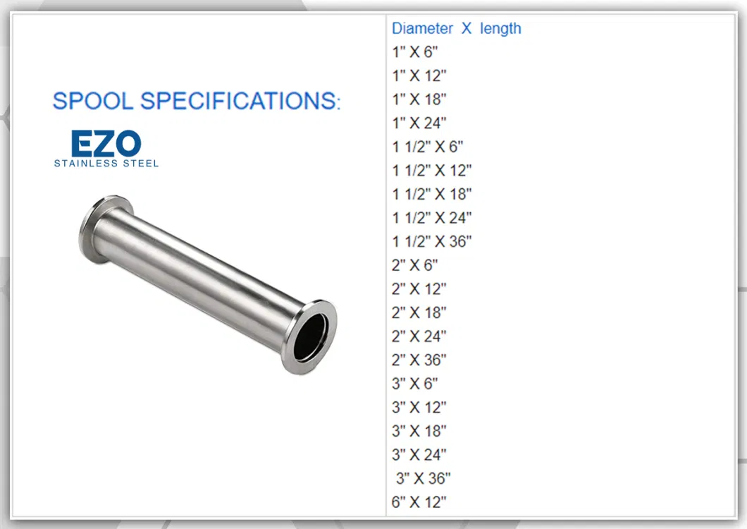 Stainless Steel High-Temperature AISI Quick Mount Pipe Spool