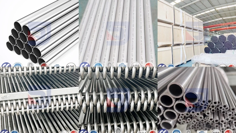 Customized Stainless Steel Heat Exchanger Tubes Stainless Steel Round Tubes for Boilers