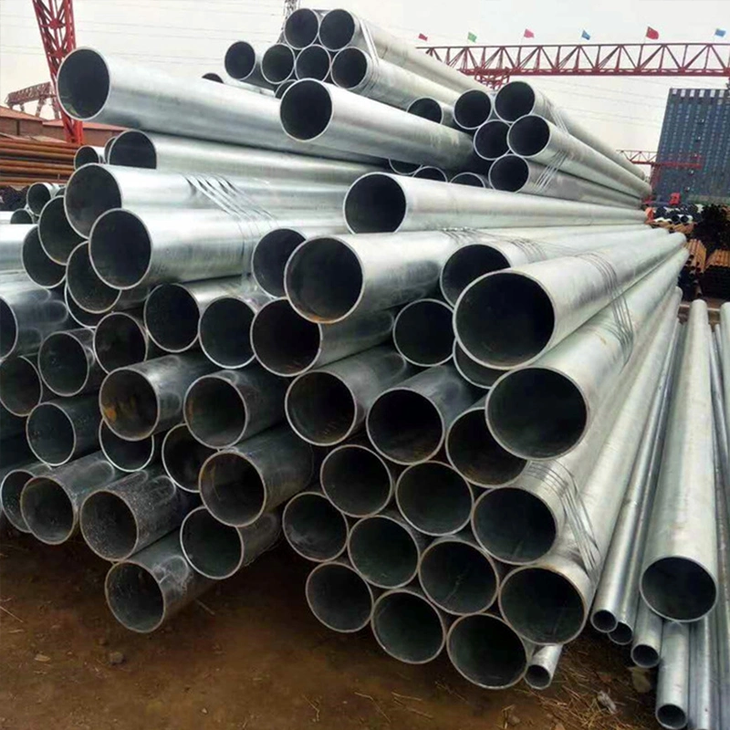 Mild Steel ASTM A36 Ss400 Pre-Galvanized Steel Pipe Hot Dipped Gi Round Steel Tube