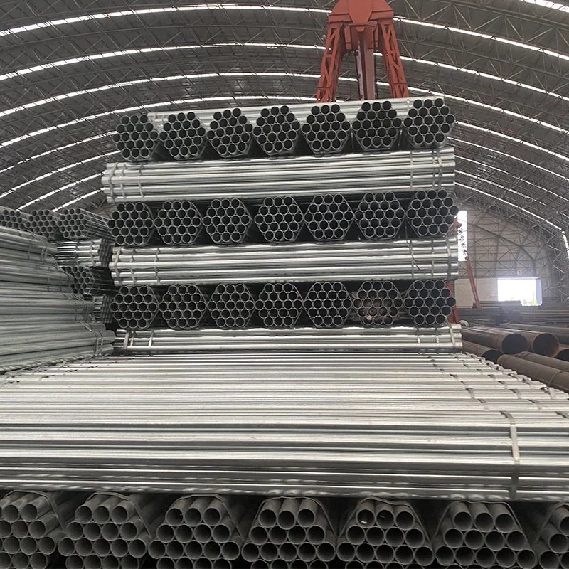 Mild Steel ASTM A36 Ss400 Pre-Galvanized Steel Pipe Hot Dipped Gi Round Steel Tube