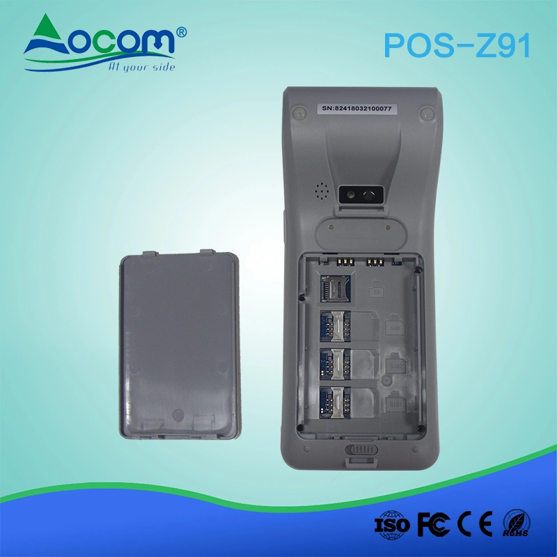 Z91 Android 6.0 Handheld POS Terminal All in One System with Fingerprint