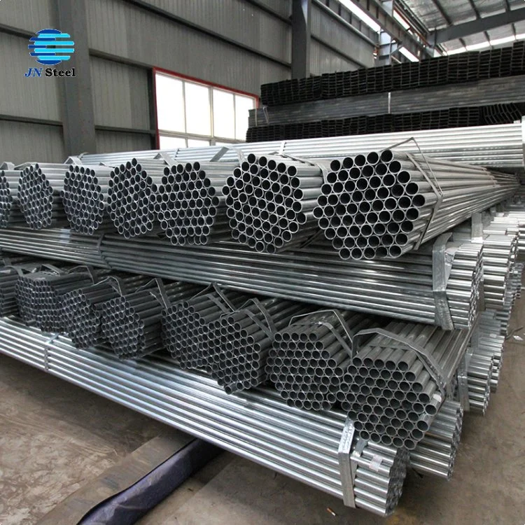 Brother BS 25mm Structural Steel Tube Longitudinal Welded Pre Gi Galvanized Steel Pipe 6 Meter Scaffolding Galvanized Round Pipe