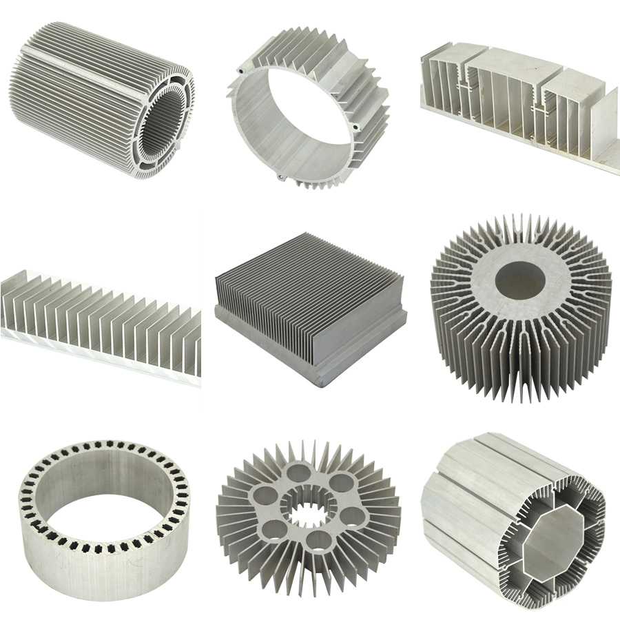 LED Cooling System Aluminum Heatsink Custom Design Skived Bonding and Folding Fin Copper Heat Pipe Heatsink