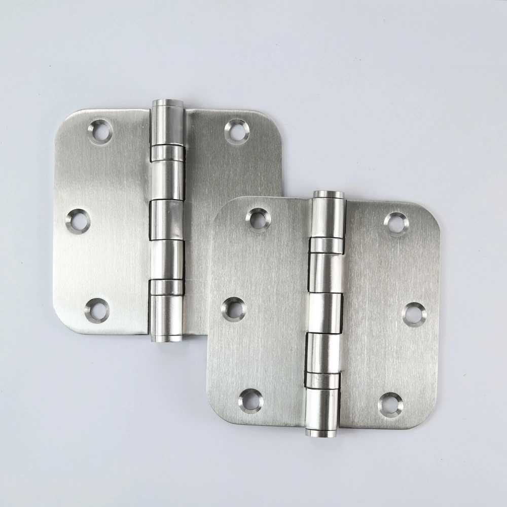 Round Corner 2 Ball Bearing Stainless Steel Different Types of Door Hinges