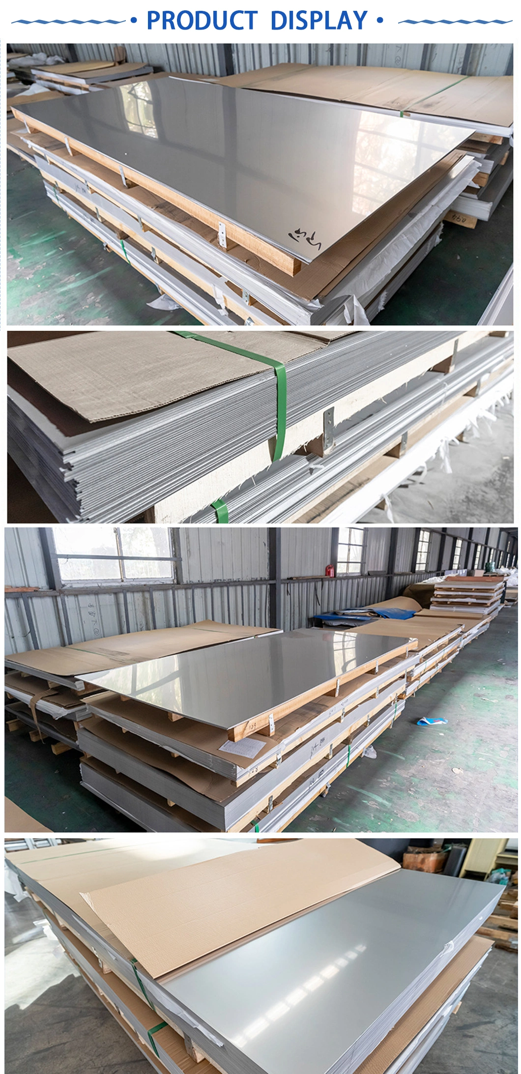 Stainless Steel Plate Ba Glossy Stainless Steel Plate with Medium Thickness